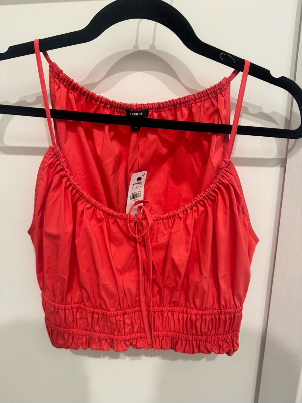 Express coral sleeveless tank